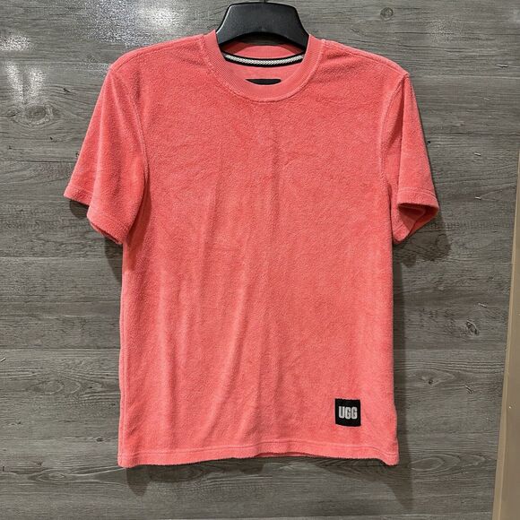 Ugg Short Sleeve Peachy Pink Mathew T Shirt Men’s Size Small - Picture 1 of 7